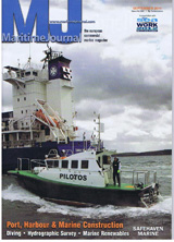 Lancha de Pilotos «João Vaz Corte-Real» capa da revista Maritime Journal 